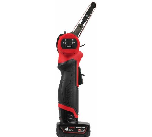 Ленточная шлифмашина Milwaukee M12 Fuel FBFL10-402B с 2-мя АКБ, сумка