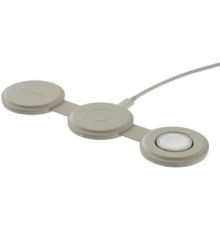 Беспроводное зарядное Satechi OntheGo 3-in-1 Charger ST-QTG31W бежевый