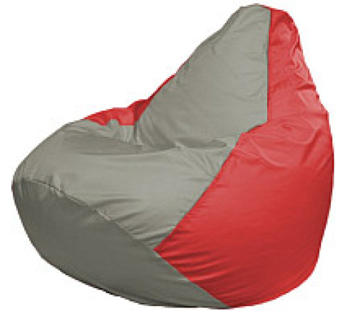 Кресло-мешок Flagman Груша Мини L Г0.1-332 серый/красный