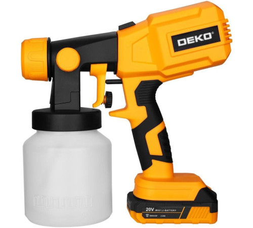 Краскораспылитель Deko SG20D 081-1072 с 1-им АКБ