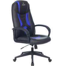 Кресло Zombie 8 черный/синий