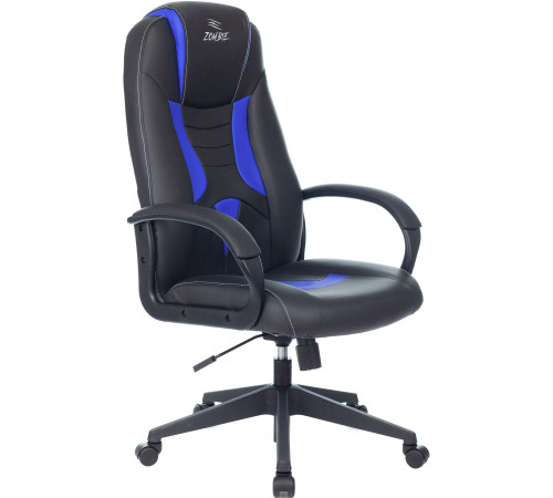 Кресло Zombie 8 черный/синий