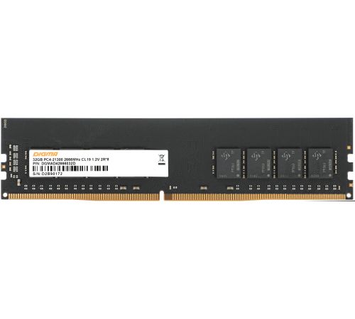 Оперативная память Digma 32ГБ DDR4 2666 МГц DGMAD42666032D