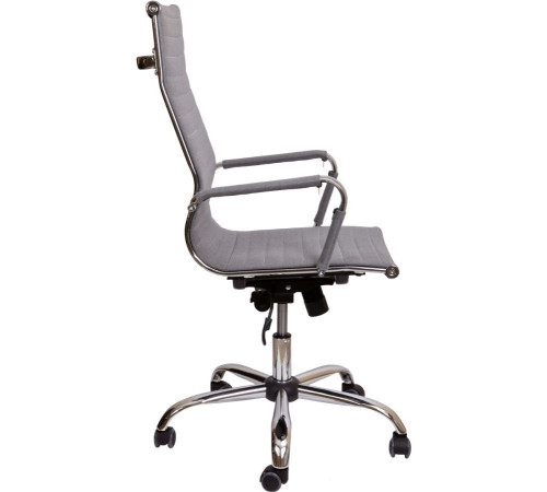 Кресло AksHome Elegance Chrome ткань, серый