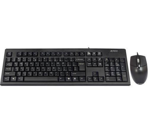 Мышь + клавиатура  A4Tech KRS-8372 USB Black