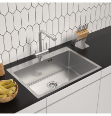 Кухонная мойка ARFEKA ECO AR 700*500 SATIN DECOR MILLET GRAINS