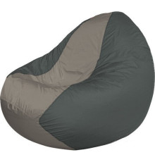 Кресло-мешок Flagman Classic К2.1-115 серый темный/серый