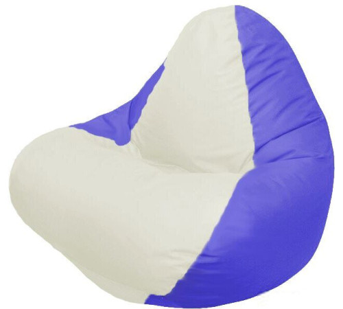 Кресло-мешок Flagman Relax Г4.1-003 синий/белый