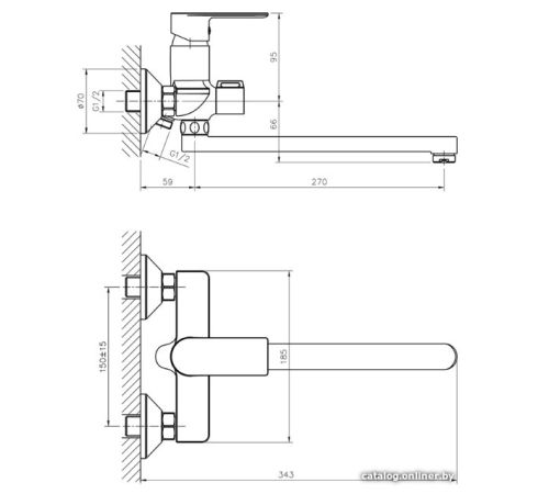 Смеситель Haiba HB22505