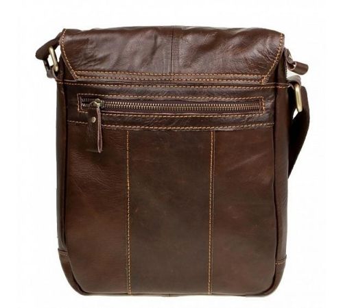 Сумка через плечо Poshete 253-6507-31-DBW коричневый
