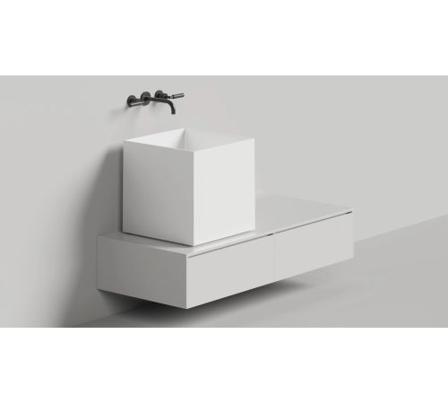 Умывальник Salini Armonia Square 03 130513G S-Sense, глянцевый