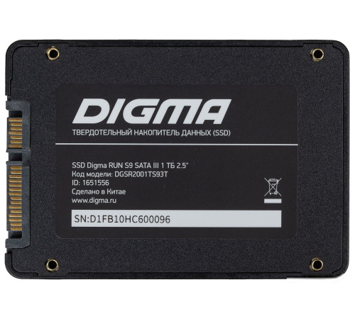 SSD Digma Run S9 1TB DGSR2001TS93T