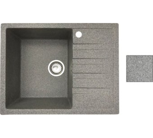 Кухонная мойка БелЭворс Vega L серый, без сифона