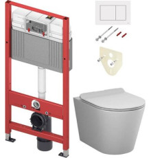 Унитаз подвесной AM.PM Sunny Flashclean C85C1701SC + TECE Kit 9400413