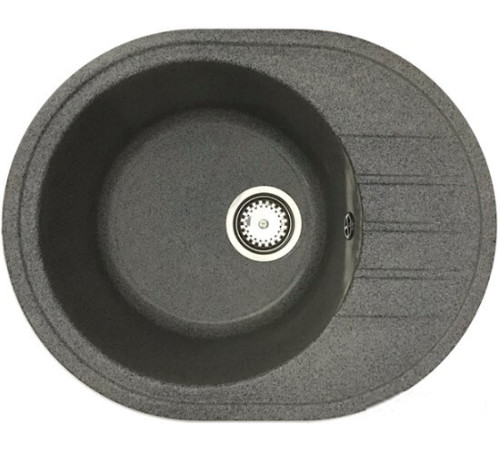 Кухонная мойка БелЭворс New Lux R + смеситель W74004-9 + дозатор L405-1 серый/сатин