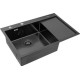 Кухонная мойка ARFEKA ECO AR 780*500 L BLACK PVD NANO