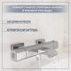 Смеситель Lauter Comfort 21YH40400 с душевым гарнитуром Ferro 64085
