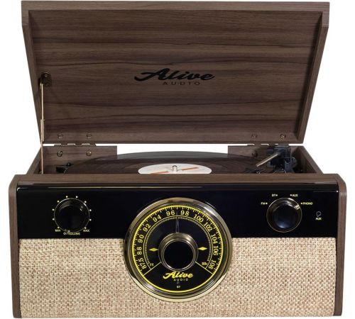 Виниловый проигрыватель Alive Audio Fusion Dark Wood