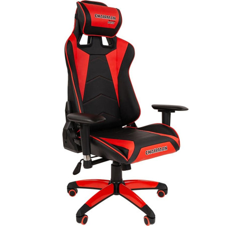 Кресло CHAIRMAN Game 44 черный/красный