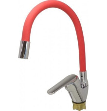 Смеситель Ledeme L4132-1 хром/красный