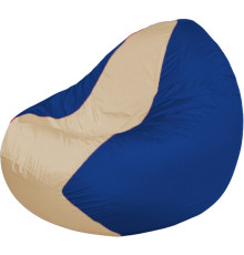 Кресло-мешок Flagman Classic К2.1-206 синий/бежевый