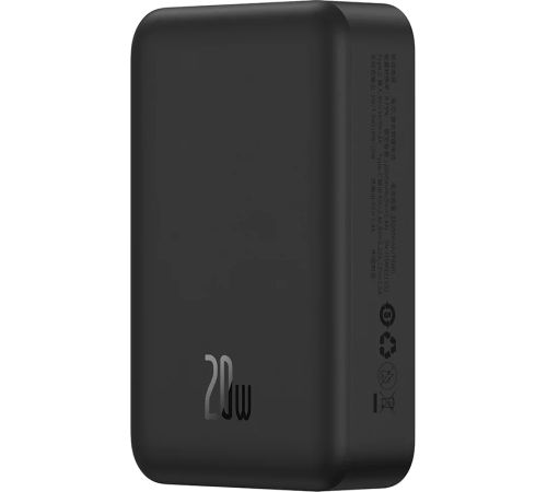 Внешний аккумулятор Baseus Magnetic Mini Wireless Fast Charge Power Bank 20W 20000mAh черный