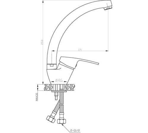 Смеситель AV Engineering AVFCB4-A151-202