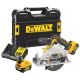Дисковая циркулярная пила DeWalt DCS512P2 с 2-мя АКБ, кейс