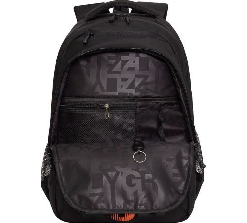 Школьный рюкзак Grizzly RU-530-6 черный