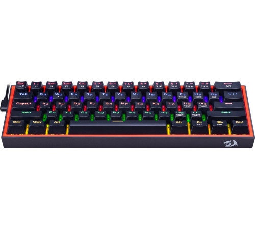 Клавиатура Redragon Fizz Redragon Red, черный/красный