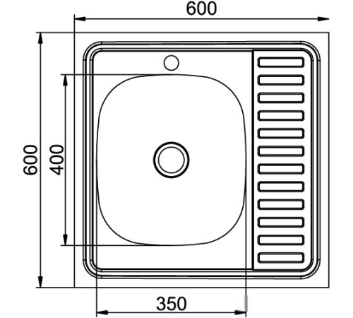 Кухонная мойка Mixline 527967