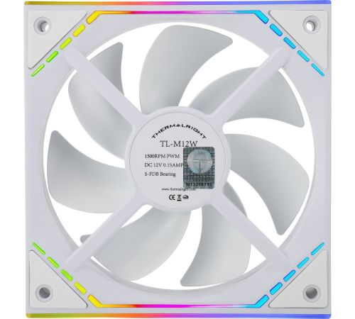 Комплект вентиляторов для корпуса Thermalright TL-M12W X3 белый