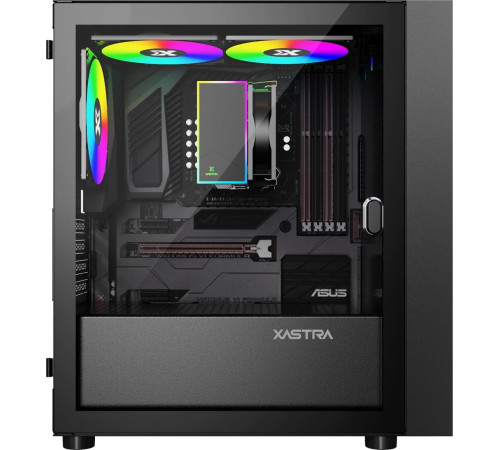 Корпус XASTRA A305M 3ARGB черный