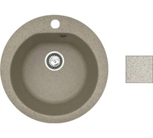 Кухонная мойка БелЭворс Nika темно-бежевый, без сифона