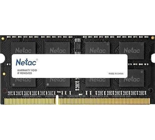 Оперативная память Netac Basic 8GB DDR3 SODIMM PC3-12800 NTBSD3N16SP-08
