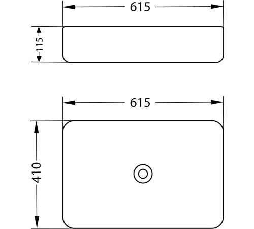 Умывальник Lauter 21842 + Cascade 21СК0655BS