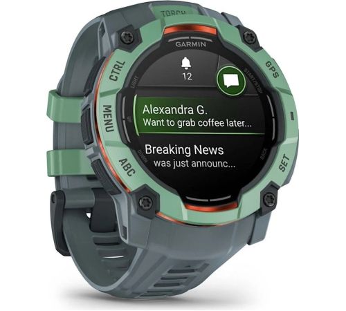 Умные часы Garmin Instinct 3 50 мм зеленый