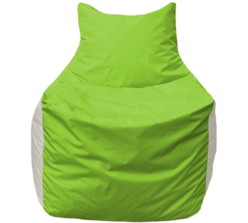 Кресло-мешок Flagman Фокс Ф2.1-183 салатовый/белый