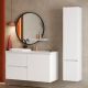 Умывальник Belux Джаз 560 Овал 18, белый матовый/Solid Surface