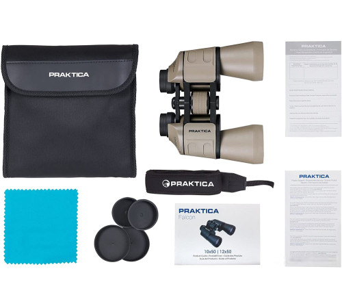 Бинокль Praktica Falcon 12x50 песочный