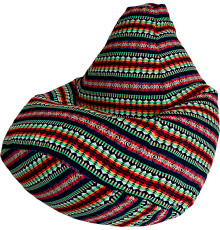 Кресло-мешок Flagman Груша Макси XXL Г2.8-12 красный/зеленый