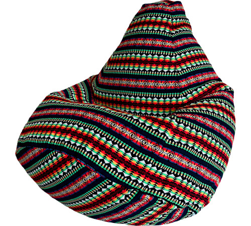 Кресло-мешок Flagman Груша Макси XXL Г2.8-12 красный/зеленый