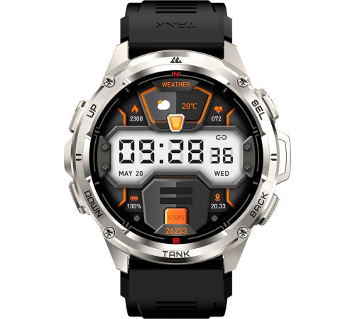 Умные часы Kospet Tank T3 Ultra серебристый