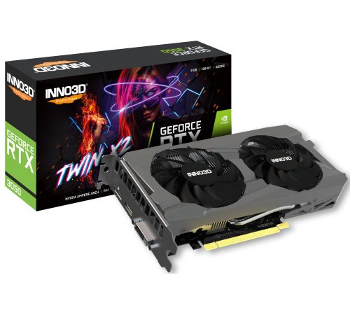 Видеокарта Inno3D GeForce RTX 3050 Twin X2 N30502-08D6-1711VA41