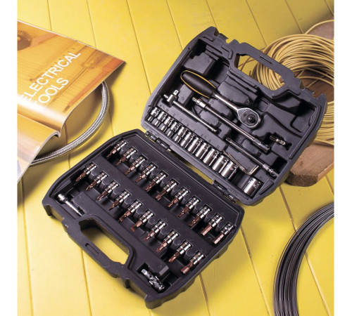 Набор трещотка с головками и битами Deli DL1046 46 предметов