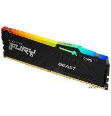 Оперативная память Kingston FURY Beast RGB 2x64ГБ DDR5 5600 МГц KF556C36BBEAK2-128