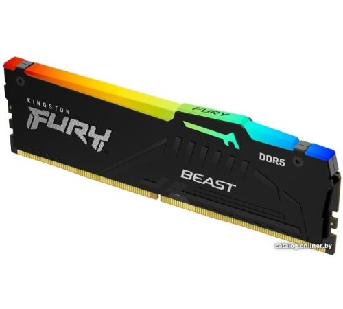 Оперативная память Kingston FURY Beast RGB 2x64ГБ DDR5 5600 МГц KF556C36BBEAK2-128