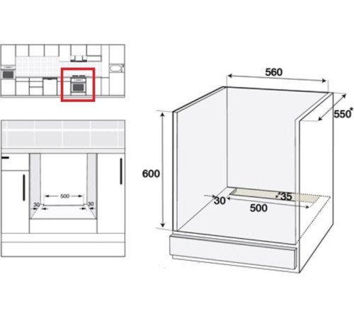 Электрический духовой шкаф Schtoff CME 7406 BK