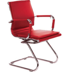 Офисный стул Бюрократ CH-993-Low-V красный/низкая спинка/хром