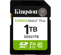 Карта памяти Kingston Canvas Select Plus SDXC 1TB SDS3/1TB